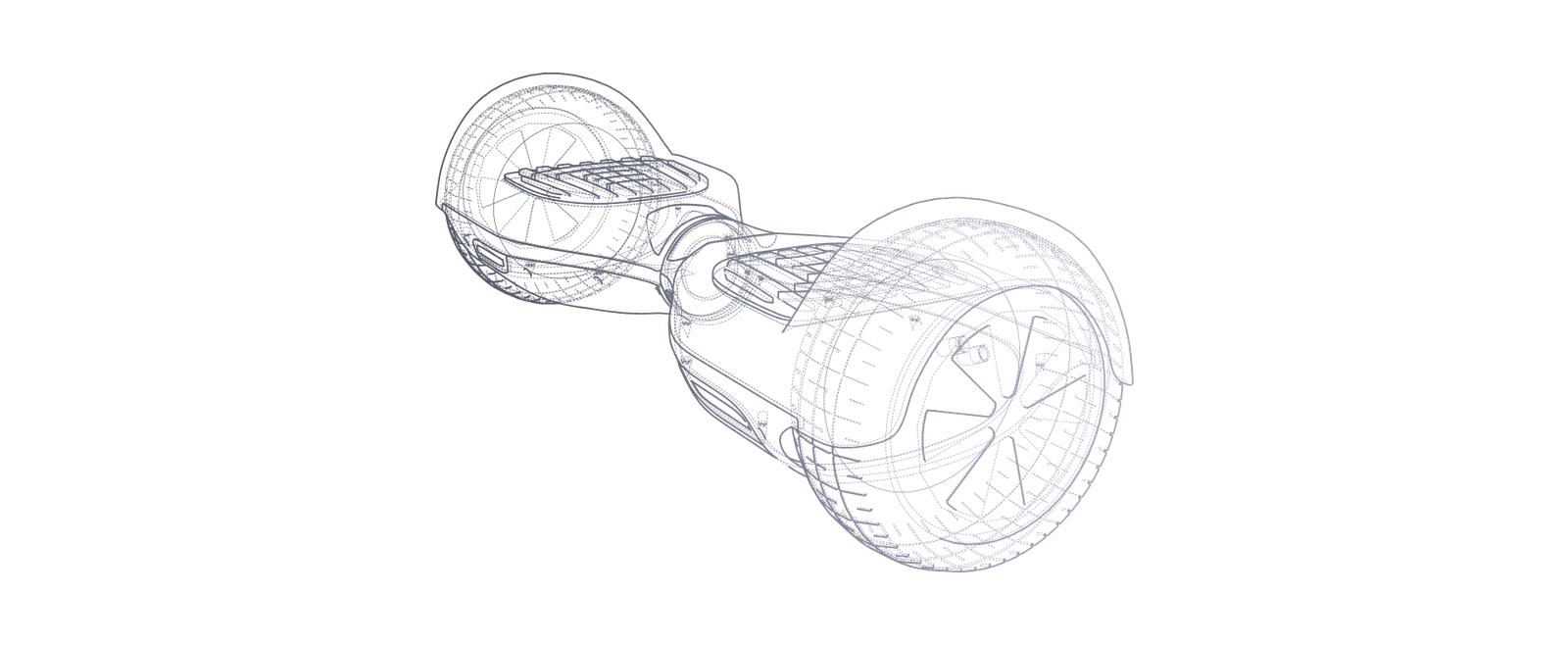 escooter-wireframe